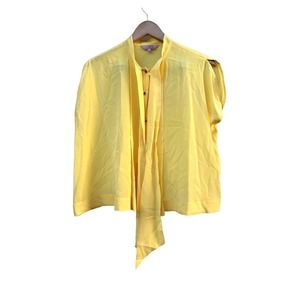 Ted Baker Flindt Button up Tie blouse sleeveless / open shoulder top